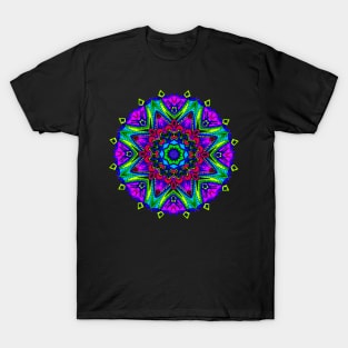 Bright Neon Mandala T-Shirt